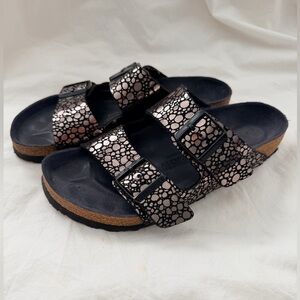 Birkenstock Arizona metallic stones sandals size 38 / 7